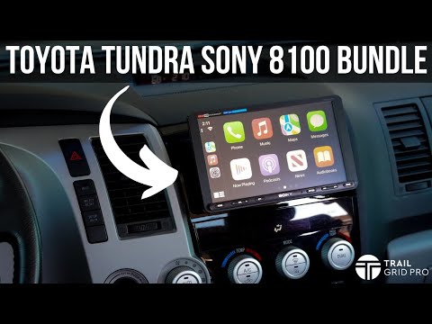 Видео: Установка комплекта Plug & Play для Toyota Tundra Sony XAV-AX8100 | Toyota Tundra 2007–2013 гг.