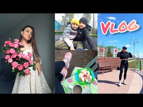 Видео: ДАЧНЫЙ VLOG🏡Несколько дней с нами🤗Убрала участок🧹Грядки🌱О планах лучше молчать😏 Пробежки🏃‍♀️