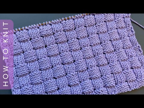 Видео: Ажурный узор с эффектом переплетений (+схема)💜 Узор с 3D эффектом спицами💜 Nice and easy knit stitch