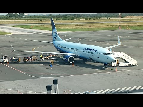 Видео: Boeing 737-800 а\к АЛРОСА | Рейс Новосибирск -Москва(Внуково).