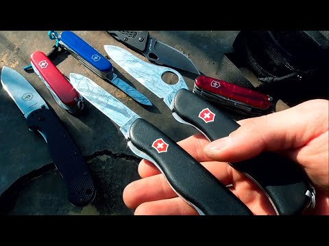 Видео: Victorinox Sentinel или One hand?