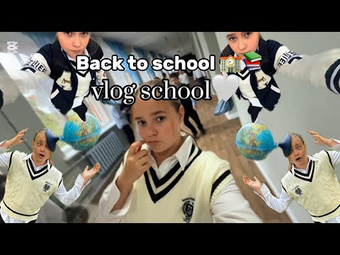 Видео: BACK TO SCHOOL🤍🏫~VLOG🎀 мой один из школьных дней🙃🎧 