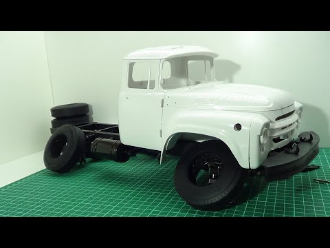 Видео: Сборка ЗиЛ-130 масштаб 1:12 ZIL-130 RC KingKong (часть2 )