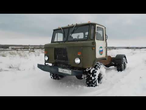 Видео: ГАЗ-66 с мотором ВАЗ-2110 мощно прёт по сугробам, тест-драйв! Полный привод 4Х4!