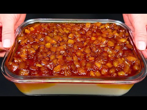 Видео: Только молоко и ананас! Самый вкусный итальянский десерт за 5 минут! без выпечки! Трюк!