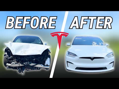 Видео: Структурный ремонт Tesla Model X — более детальный обзор