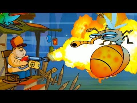 Видео: БОЛОТНАЯ Атака #7 Swamp Attack с Бобрами и Боссом комаром #КРУТИЛКИНЫ