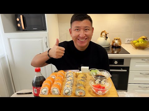 Видео: МУКБАНГ РОЛЛЫ! Я ВЕРНУЛСЯ СПУСТЯ 9 МЕСЯЦЕВ 🤭🥹 mukbang rolls sushi