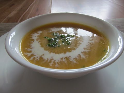 Видео: Суп-пюре из тыквы. Без блендера.