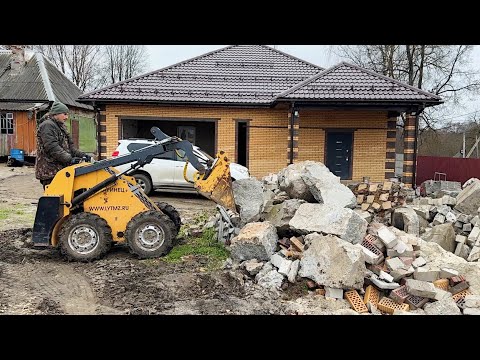 Видео: Мы покрасили дом. Привезли песок. Стройка продолжается. Наша ферма. Жизнь простых людей в деревне.