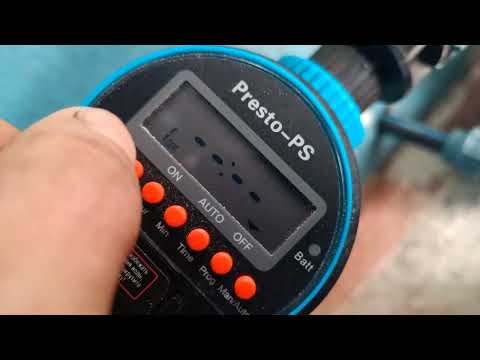 Видео: Как настроить таймер полива Presto-PS