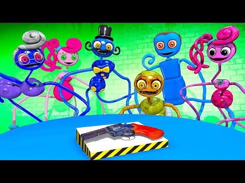 Видео: РУССКАЯ РУЛЕТКА С БАБУШКОЙ РЕБЕНКОМ МАМОЙ ПАПОЙ ДЛИННЫЕ НОГИ В ГАРРИС МОД ПОППИ ПЛЕЙТАЙМ Garry`s Mod