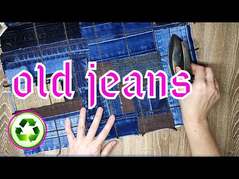 Видео: З обрізків шию міцне та красиве полотно / old jeans