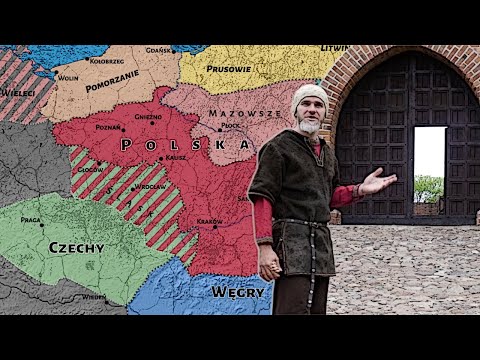 Видео: Вся история Пястовской Польши в 1 ч. (960-1370 гг.) рассказана из замка в Ленчице.