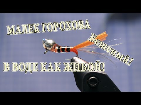 Видео: Малек Горохова для Зимы "Шустрик". Бешеный как живая рыба!