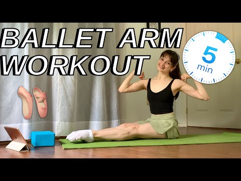 Видео: 6-МИНУТНАЯ тренировка для рук и спины балерины | балетная тренировка для начинающих с табатами