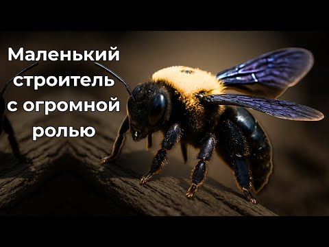 Видео: Пчёлы плотники — мастера природы 🐝 Функции и необычные факты