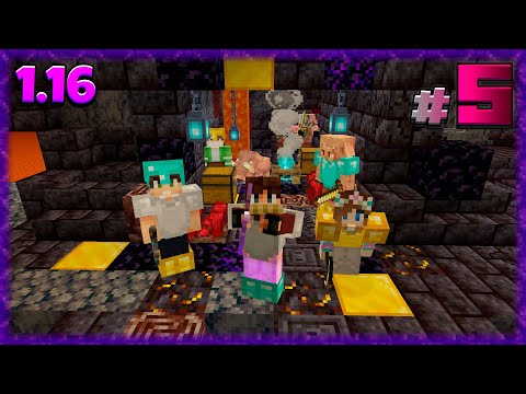 Видео: 1.16 ВЫЖИВАНИЕ - Залутали Разрушенный БАСТИОН! Майнкрафт 5 Серия