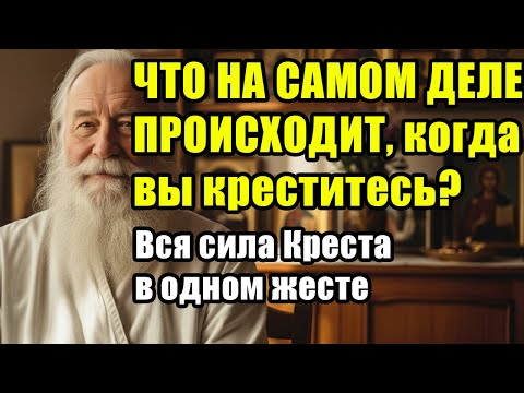 Видео: ЧТО НА САМОМ ДЕЛЕ ПРОИСХОДИТ, когда вы креститесь? Вся сила Креста в одном жесте.