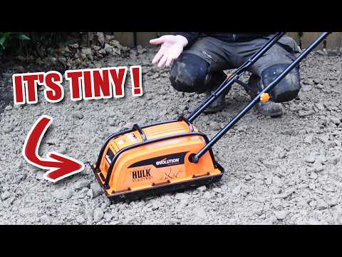 Видео: Хороши ли электрические виброплиты? Evolution Hulk Electro!