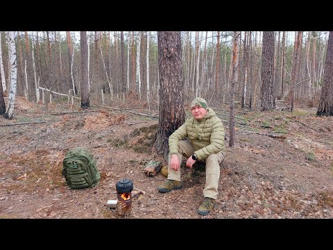 Видео: Пвд в весенний лес, чай на турбопечке. #щепочница #турбопечка