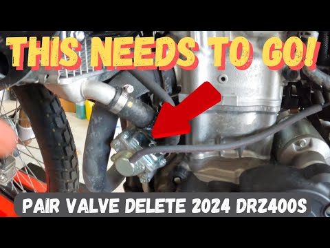Видео: Удалить парный клапан на DRZ400 — как это сделать