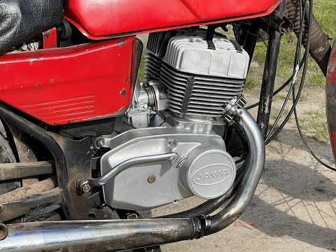 Видео: Двигатель Ява (Jawa) 350/638 тест 13.06.2022 после ремонта (г. Железнодорожный, Московская область)