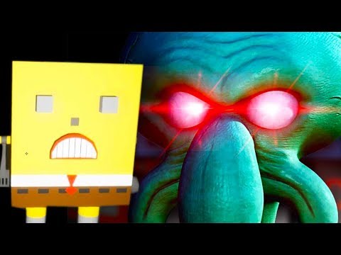 Видео: ХОРРОР ГУБКИ БОБА - КОШМАР СКВИДВАРДА ! - 6 am At The Chum Bucket