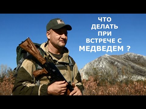 Видео: Что делать при встрече с медведем и как ее избежать!