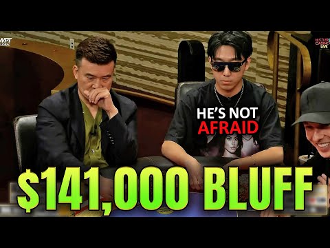 Видео: Новичок пытается возмутительно блефовать против босса стола @HustlerCasinoLive