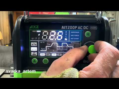 Видео: Обзор бюджетного AIXZ GLOBAL AIT 200 P tig ac/dc пульс 