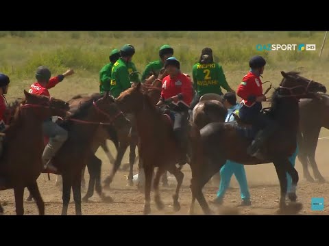 Видео: Көкпар. Федерация Кубогы. Меркі - Көрпетай