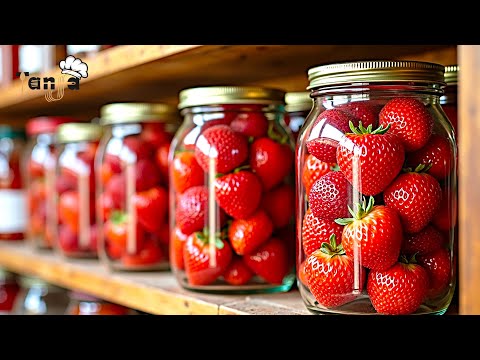 Видео: Я храню свежую клубнику и вишню в банке годами, и они не портятся!