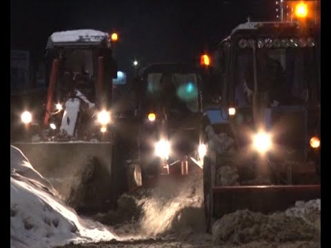 Видео: Жёлтый уровень. Как чистят дороги в Шумерле
