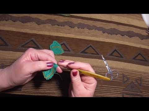 Видео: ВЯЗАНИЕ! МК листочка для сумочки часть 2