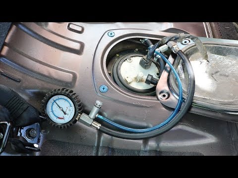 Видео: Hyundai Elantra J4 (HD). Замер ДАВЛЕНИЯ ТОПЛИВА