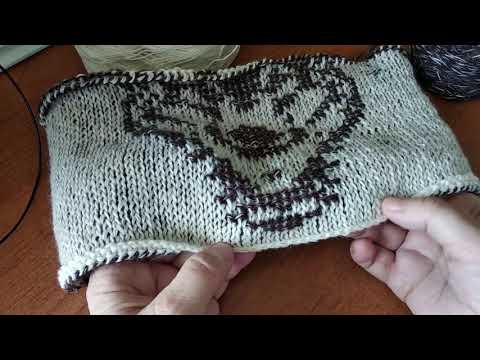 Видео: #тунисскоевязание Самый простой способ вязания жаккарда тунисским вязанием, мастер-класс #lusi_ten