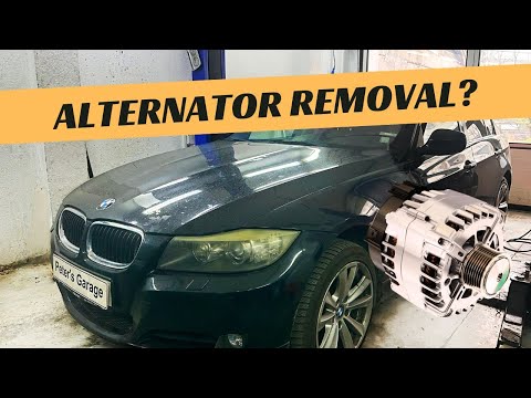 Видео: Снятие и замена генератора BMW 320d E90