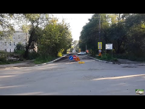 Видео: Комсомольск-на-Амуре. Мкр.  Амурсталь. Улицы: Заводская, Копровая, Металлургов,  Рыночная, Литейная.