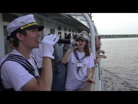 Видео: Теплоход "Козьма Минин". Отправление из Перми