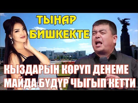 Видео: Тынар Бишкек шаарын кыдырып кызыктарга кабылды//Боорду эзген сатира