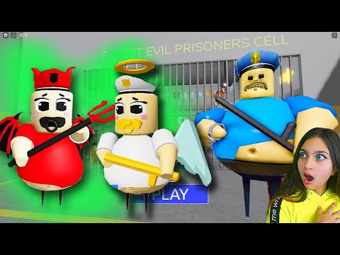Видео: 😨 БАРРИ МАЛЫШ стал АНГЕЛОМ И ДЕМОНОМ в ROBLOX! ИГРАЮ С БАЛДИ *АДМИНСКИЕ* ЧИТЫ Говорящий кот Роблокс
