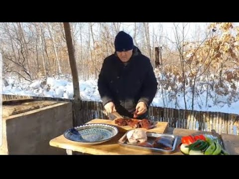 Видео: Говяжья печень жареная с бараньим курдюком (Fried Beef Liver with Mutton Fat)