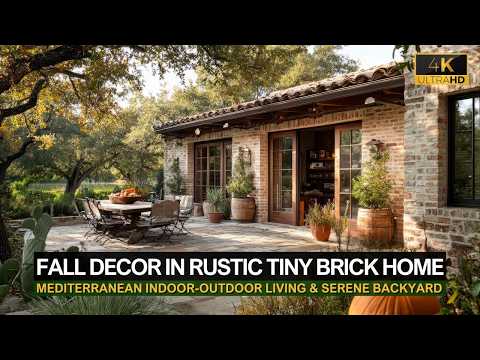 Видео: Осенний декор в деревенском доме: средиземноморская жизнь в помещении и на открытом воздухе