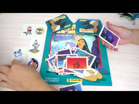 Видео: Покахонтас. Собираем коллекцию наклеек, часть 2