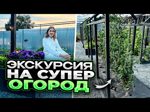 Видео: ЭКСКУРСИЯ НА СУПЕР ОГОРОД И УЧАСТОК МЕЧТЫ
