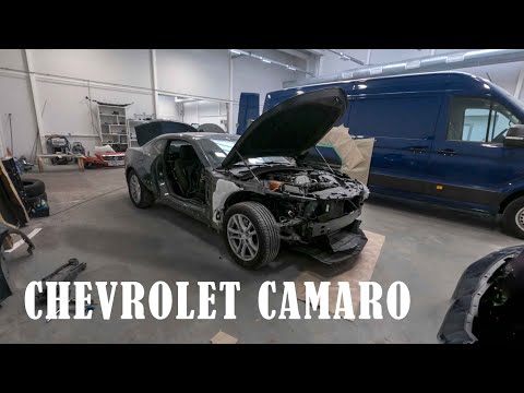 Видео: Сэкономили 7000 долларов на Chevrolet Camaro из США | Кузовной ремонт Autobogov
