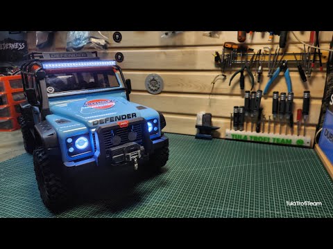 Видео: Лебёдка на Defender H8H от MJX. масштаб 1/8