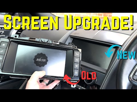 Видео: Модернизация экрана информационно-развлекательной системы Jaguar F Type | Можно ли установить бол...