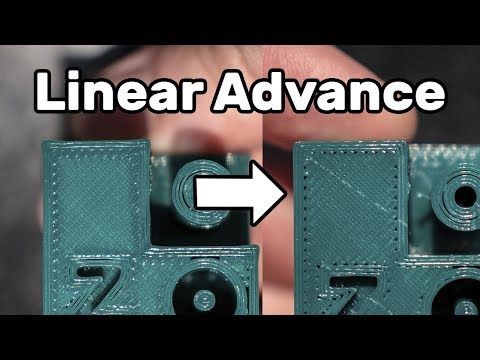 Видео: [Устарело] Как убрать выпирающие углы? Настройка Linear advance для вашего 3D принтера